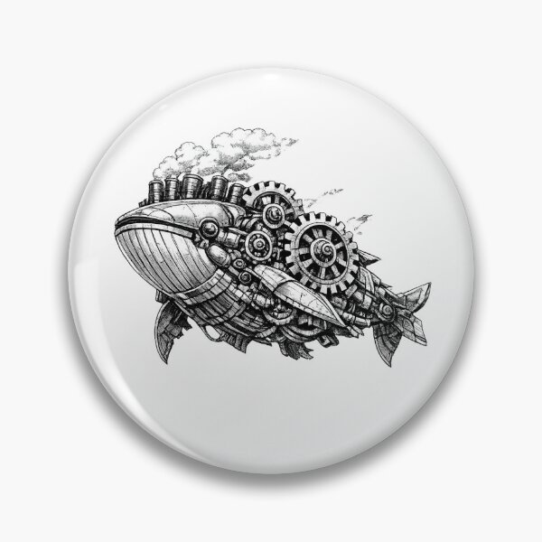 Item preview, Mechanical Whale in the Sky designed and sold by wuttichaikml.