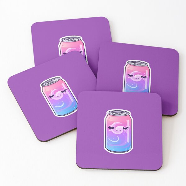 Item preview, Kawaii Aesthetic Vaporwave Soda Can Sticker designed and sold by NinaVibeStudio.