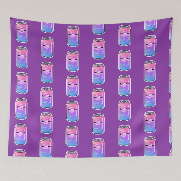 Item preview, Kawaii Aesthetic Vaporwave Soda Can Sticker designed and sold by NinaVibeStudio.