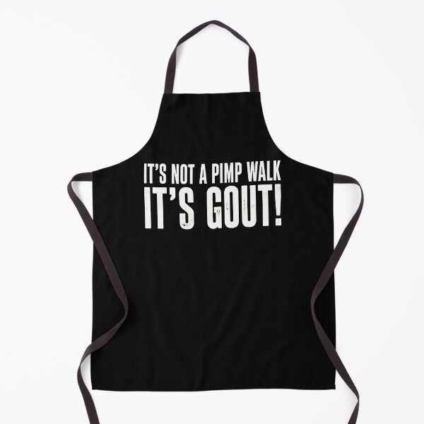 Item preview, It's Not A Pimp Walk It's Gout Funny Old Man Medical Humor designed and sold by Jackstudioo.