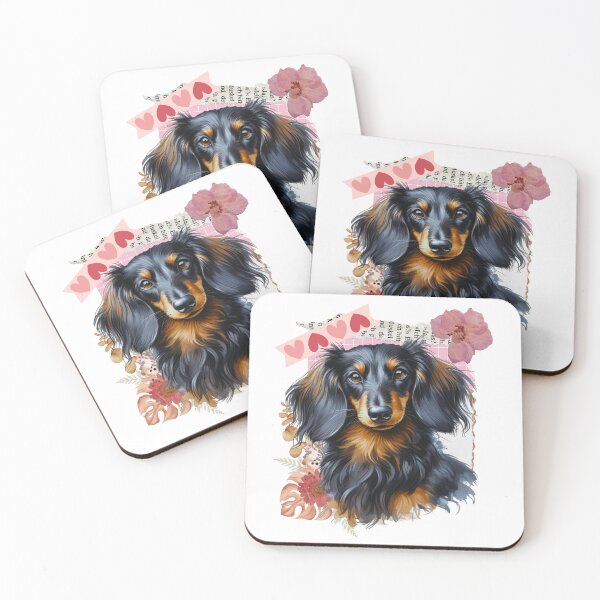 Artikelvorschau, Scrapbook-Stil für Langhaardackel entworfen und verkauft von happiecatstore.