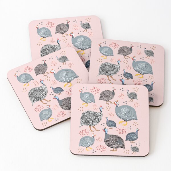 Item preview, Guinea Fowl Flock Pattern designed and sold by AnulaArt.