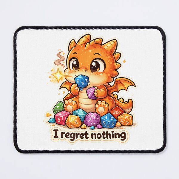 Item preview, Cute Baby Dragon - Dice Gobbler designed and sold by ESSClothing.