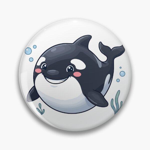 Item preview, Majestic Sea Panda Cute Killer Whale designed and sold by Petzzz.