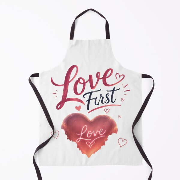 Item preview, Love First – Romantic Quote Design for Couples designed and sold by JagrDesigns.