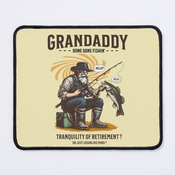 Item preview, Grandaddy Gone Fishin’ – Funny Retirement Fishing Art designed and sold by Comfort-shirt.