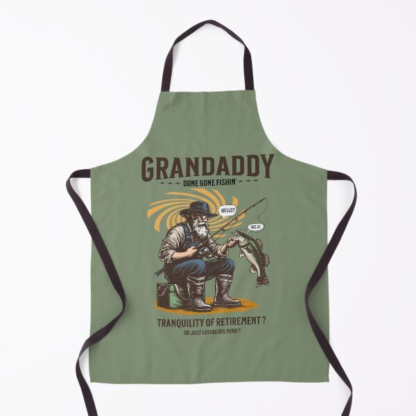 Item preview, Grandaddy Gone Fishin’ – Funny Retirement Fishing Art designed and sold by Comfort-shirt.
