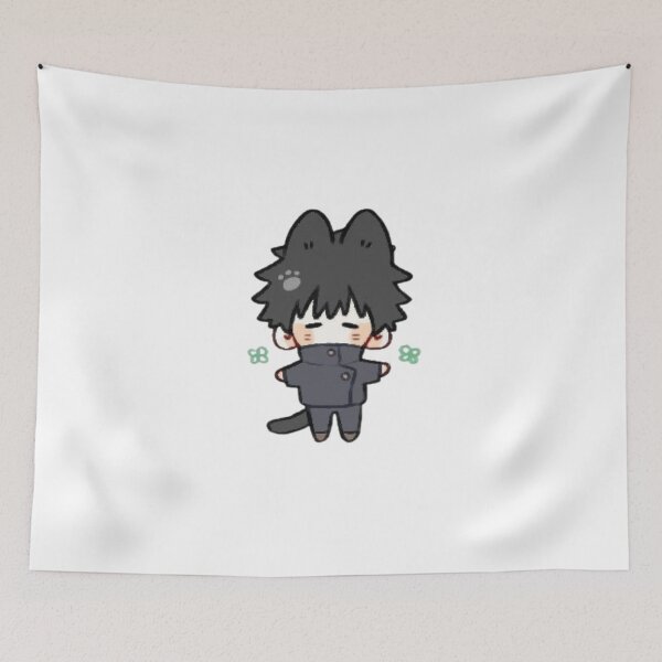 Item preview, Megumi Fushiguro Wolf Ears Chibi designed and sold by LesageSecond.