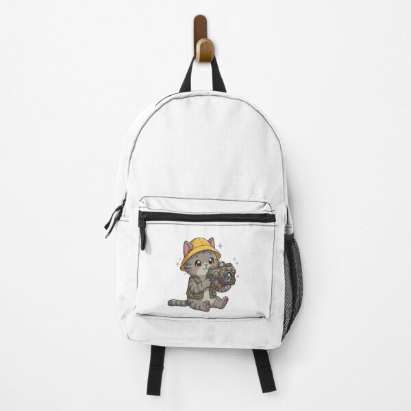 Item preview, Cute Photographer Cat With Camera designed and sold by Ella_Sketch.