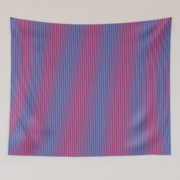 Aperçu de l'œuvre Rayures verticales roses et violettes, fascination optique créée et vendue par CharlottePlaceArt.
