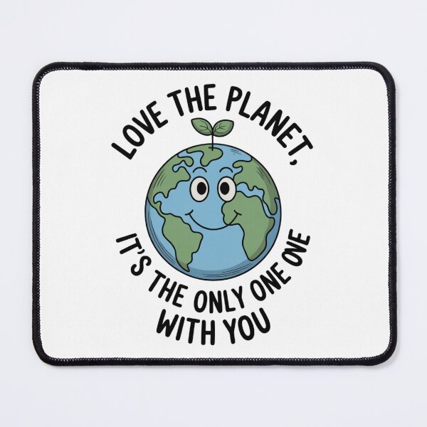 Item preview, Smiley Earth Seedling Sprout Cute Retro Nature Planet T-Shirt designed and sold by proearth2022.