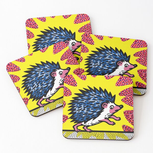 Item preview, Colorful Hedgehog Pop Art designed and sold by lautir.