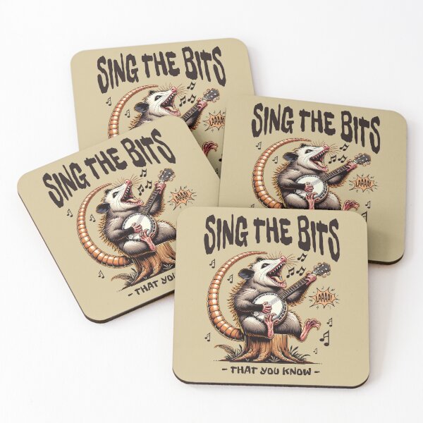 Item preview, Sing The Bits - Possum Banjo - funny folk music designed and sold by Comfort-shirt.