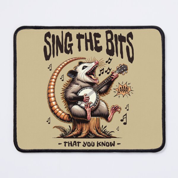 Item preview, Sing The Bits - Possum Banjo - funny folk music designed and sold by Comfort-shirt.