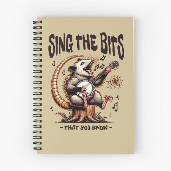 Item preview, Sing The Bits - Possum Banjo - funny folk music designed and sold by Comfort-shirt.
