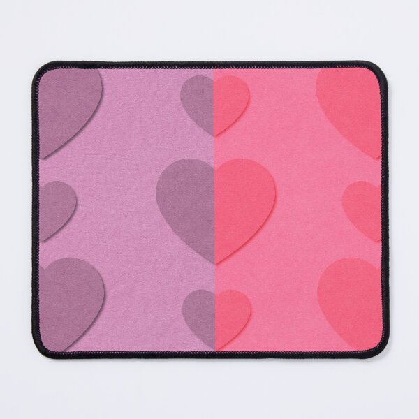 Item preview, Pink Split Tone Heart Pattern Aesthetic designed and sold by IntelliMindDesigns.