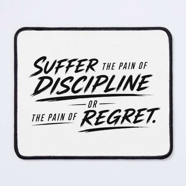 Item preview, Motivation Quote Typography | Suffer the pain of discipline designed and sold by Nyra Studio.