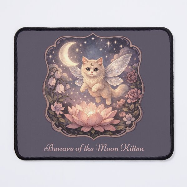 Item preview, Beware of the Moon Kitten - whimsigoth Fairycore Shirt designed and sold by Comfort-shirt.
