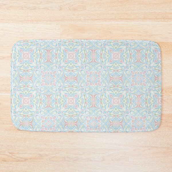 Item preview, Pastel Vintage Floral Tile Pattern | Boho Arabesque Ornament designed and sold by FashioonTrends.