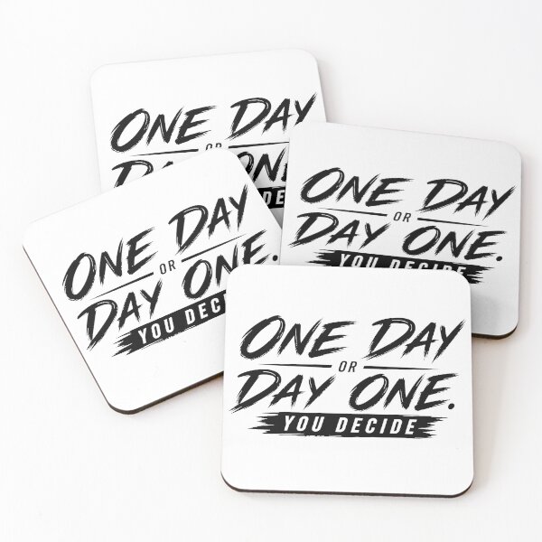 Item preview, Motivation Quote Typography | One day or day one designed and sold by Nyra Studio.
