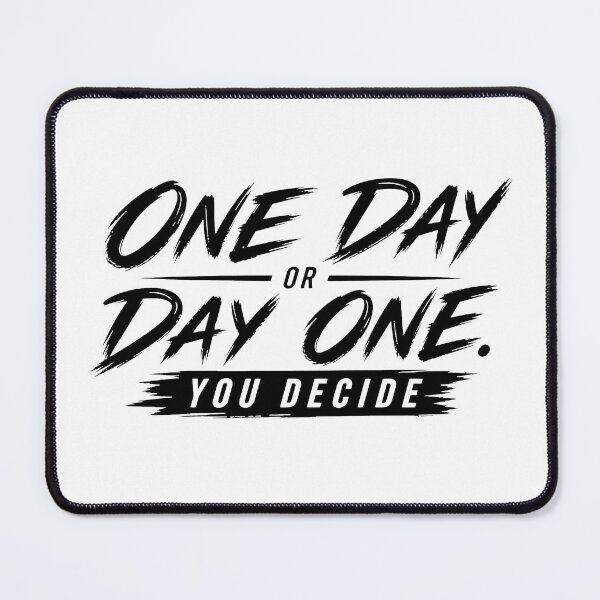 Item preview, Motivation Quote Typography | One day or day one designed and sold by Nyra Studio.