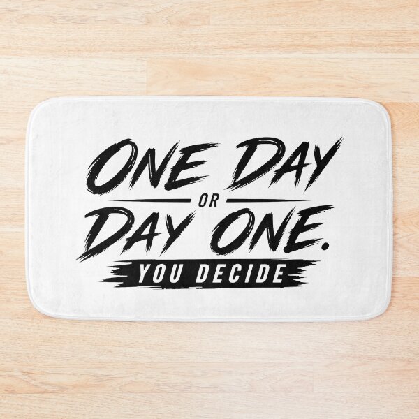 Item preview, Motivation Quote Typography | One day or day one designed and sold by Nyra Studio.