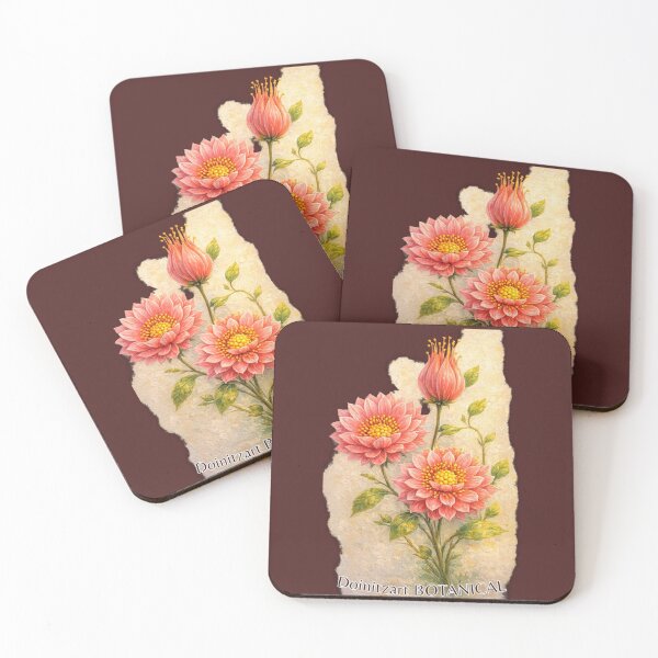 Item preview, Peach Chrysanthemum Bloom on Textured Wall designed and sold by doinitzart.