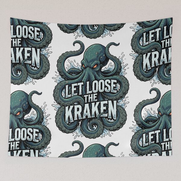 Item preview, Let Loose the Kraken designed and sold by Candywrap Studio.