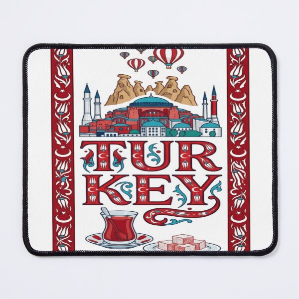Item preview, Turkey Culture Typography Sticker designed and sold by Imaginarium of Chaos falcon88 .
