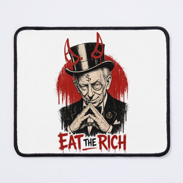 Item preview, Eat The Rich Print / Rothchild anti capitalism designed and sold by Thehatinthecat.