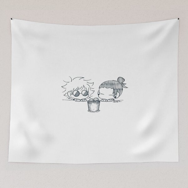 Item preview, Gojo & Geto Coffee Shop Sketch Chibi designed and sold by LesageSecond.