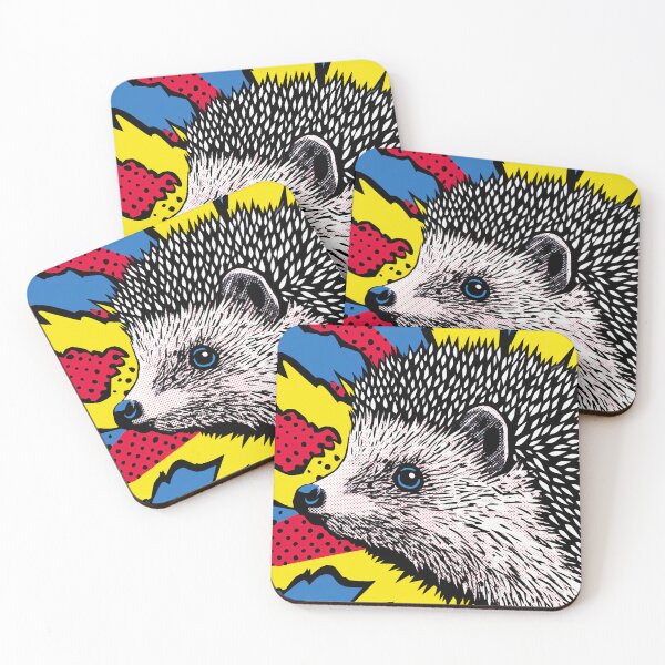 Artikelvorschau, Bunter Igel im Pop-Art-Stil entworfen und verkauft von lautir.