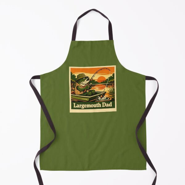 Item preview, Largemouth Dad – Retro Fishing Sunset Shirt -  Funny Dad Gift  designed and sold by Comfort-shirt.