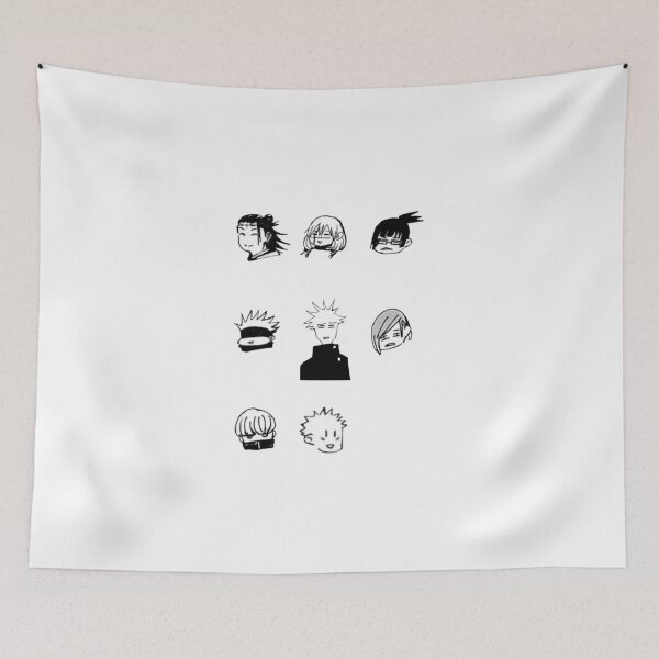 Item preview, JJK Cast Headshot Minimalist Icons designed and sold by LesageSecond.
