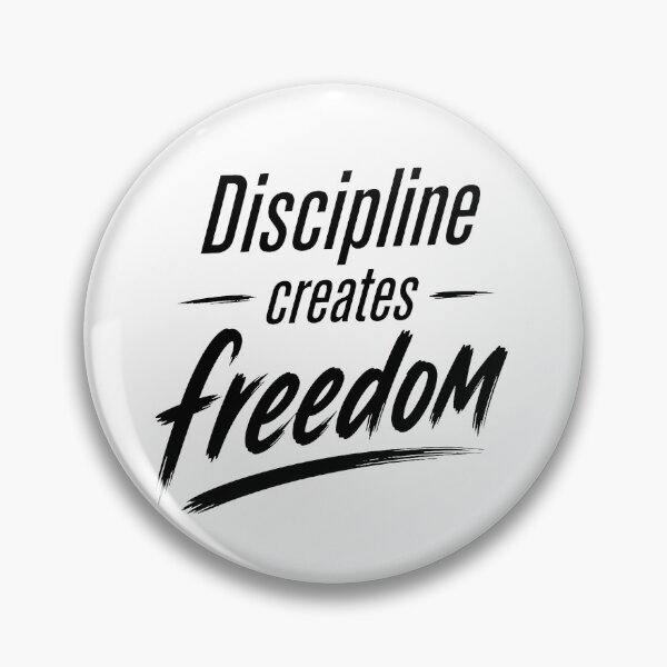 Artikelvorschau, Motivation Quote Typography | Discipline creates freedom entworfen und verkauft von Nyra Studio.