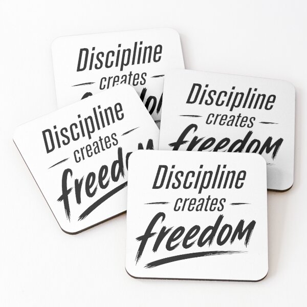 Artikelvorschau, Motivation Quote Typography | Discipline creates freedom entworfen und verkauft von Nyra Studio.
