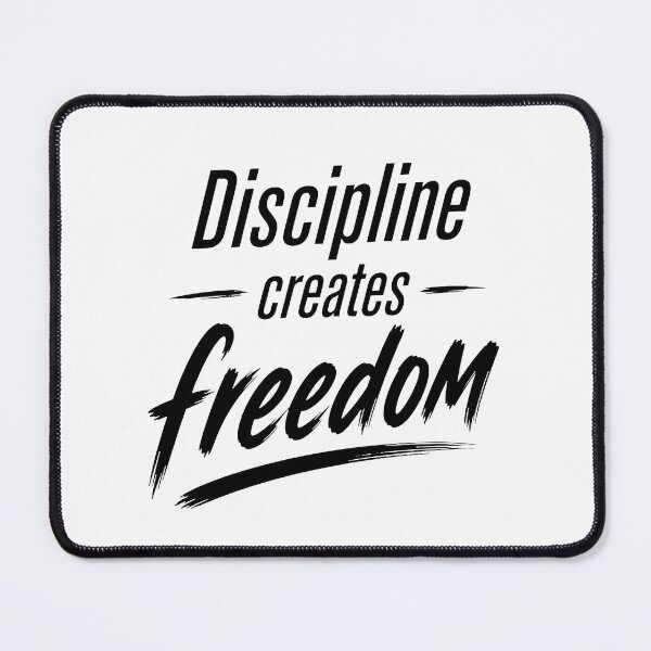 Item preview, Motivation Quote Typography | Discipline creates freedom designed and sold by Nyra Studio.