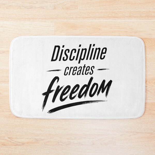 Artikelvorschau, Motivation Quote Typography | Discipline creates freedom entworfen und verkauft von Nyra Studio.