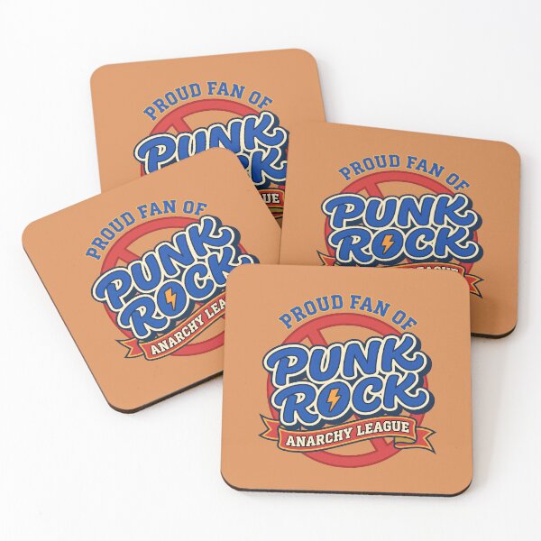 Item preview, Proud Fan of Punk Rock Anarchy League Retro Vector Sticker Design designed and sold by Cozy-Old-Pub.