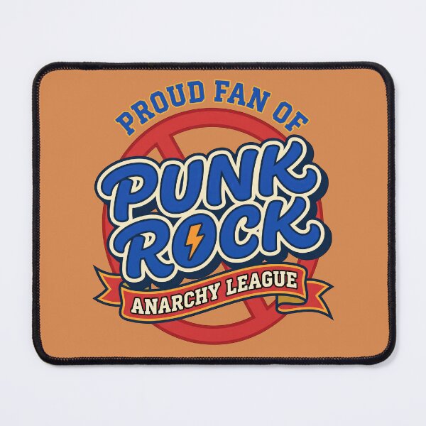 Item preview, Proud Fan of Punk Rock Anarchy League Retro Vector Sticker Design designed and sold by Cozy-Old-Pub.