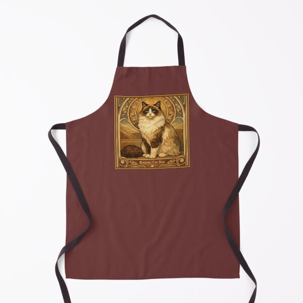 Item preview, Ragdoll Cat Dad – Elegant Vintage Style Art Nouveau Illustration Gift designed and sold by Comfort-shirt.