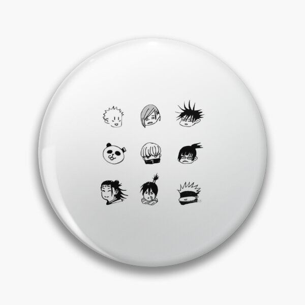 Item preview, JJK Characters Grid Minimalist Sketch designed and sold by LesageSecond.