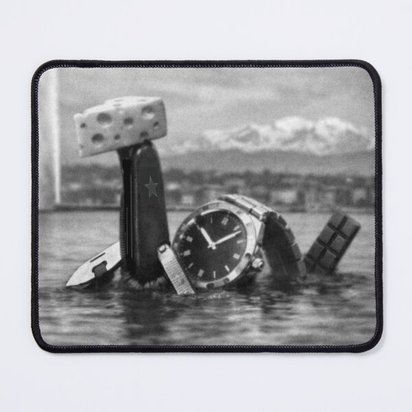 Item preview, Lac Lémanster Swiss Lake Monster Vintage Cryptid Photo Art designed and sold by Comfort-shirt.