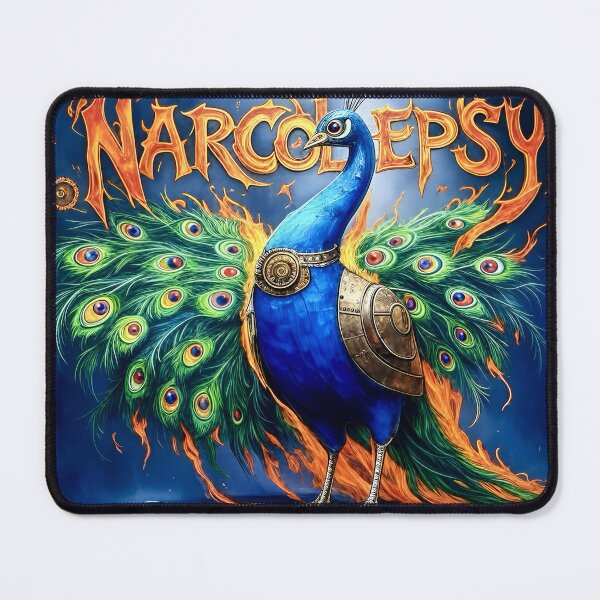 Item preview, Narcolepsy Awareness Peacock  designed and sold by SleepFighter.