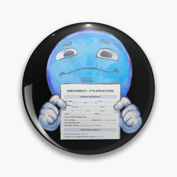 Item preview, Sad Emoji Holding CV Job Mood designed and sold by doinitzart.