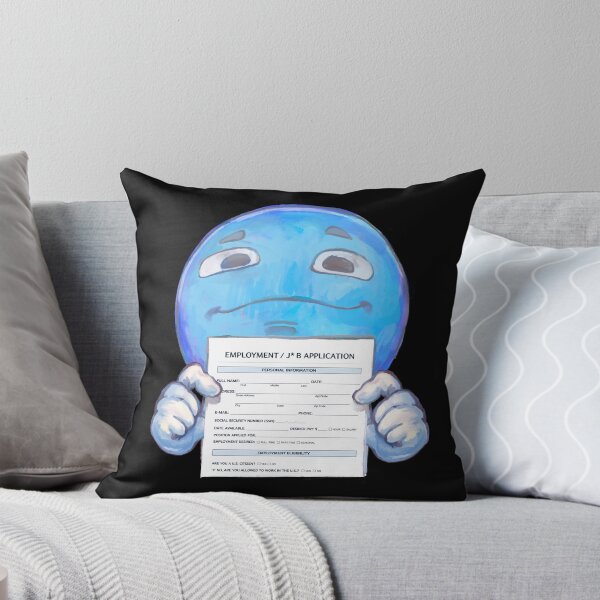 Item preview, Sad Emoji Holding CV Job Mood designed and sold by doinitzart.