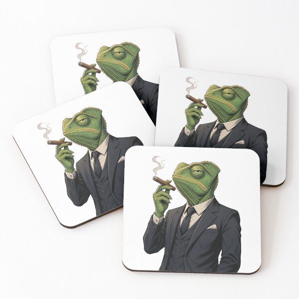 Item preview, Boss Chameleon T-Shirt - Funny Chameleon in a Suit designed and sold by InkTheFox.