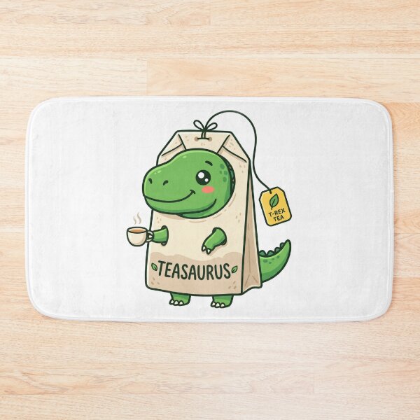 Item preview, Cute T-Rex Tea Bag Pun designed and sold by seven things shop.