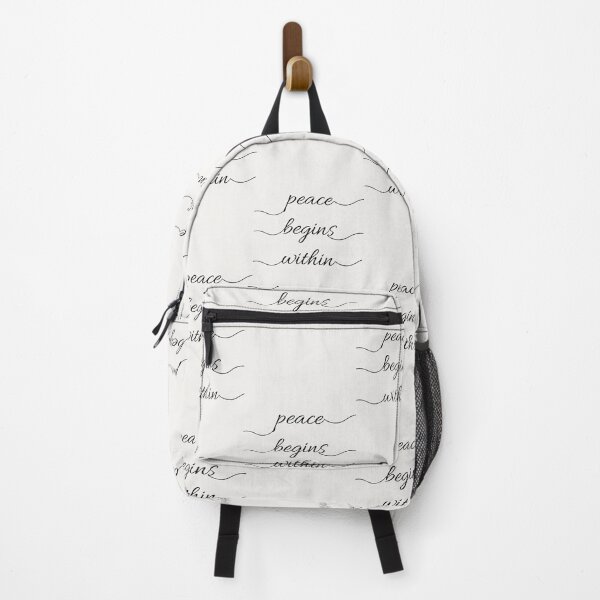 Item preview, Peace Begins Within | Minimalist Line Art | Beige designed and sold by PeacePrint.