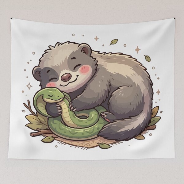 Item preview, Fueled By Spite Cute Honey Badger designed and sold by Petzzz.